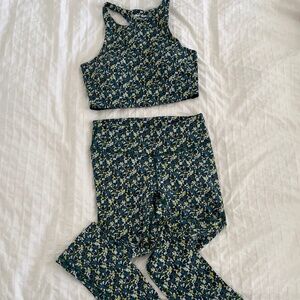 Outdoor Voices Floral TechSweat Set